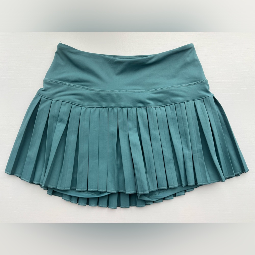 NWOT Gold Hinge Green Pleated Tennis Skirt XS